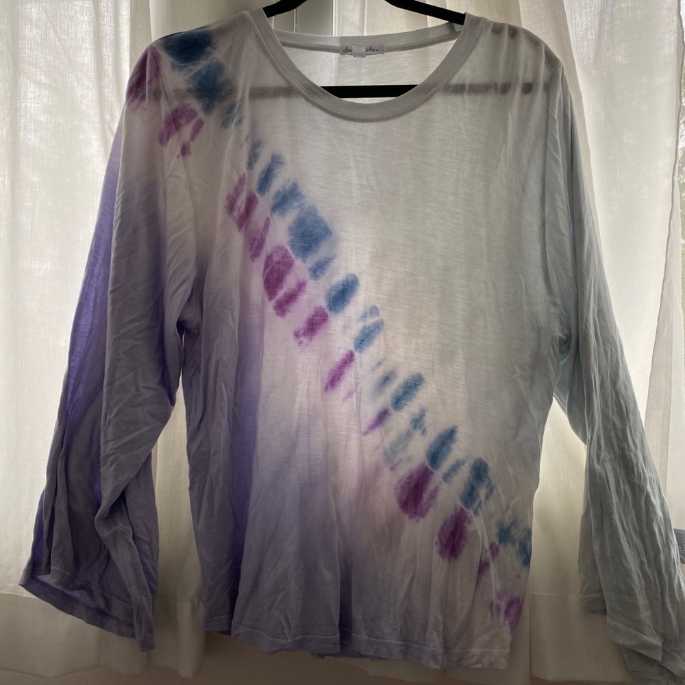 Flowy tie-dye top